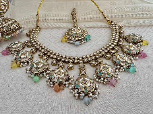 SAVI PASTEL MULTI NECKLACE SET