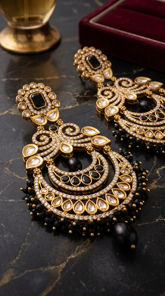 Amayra Polki CZ Earrings