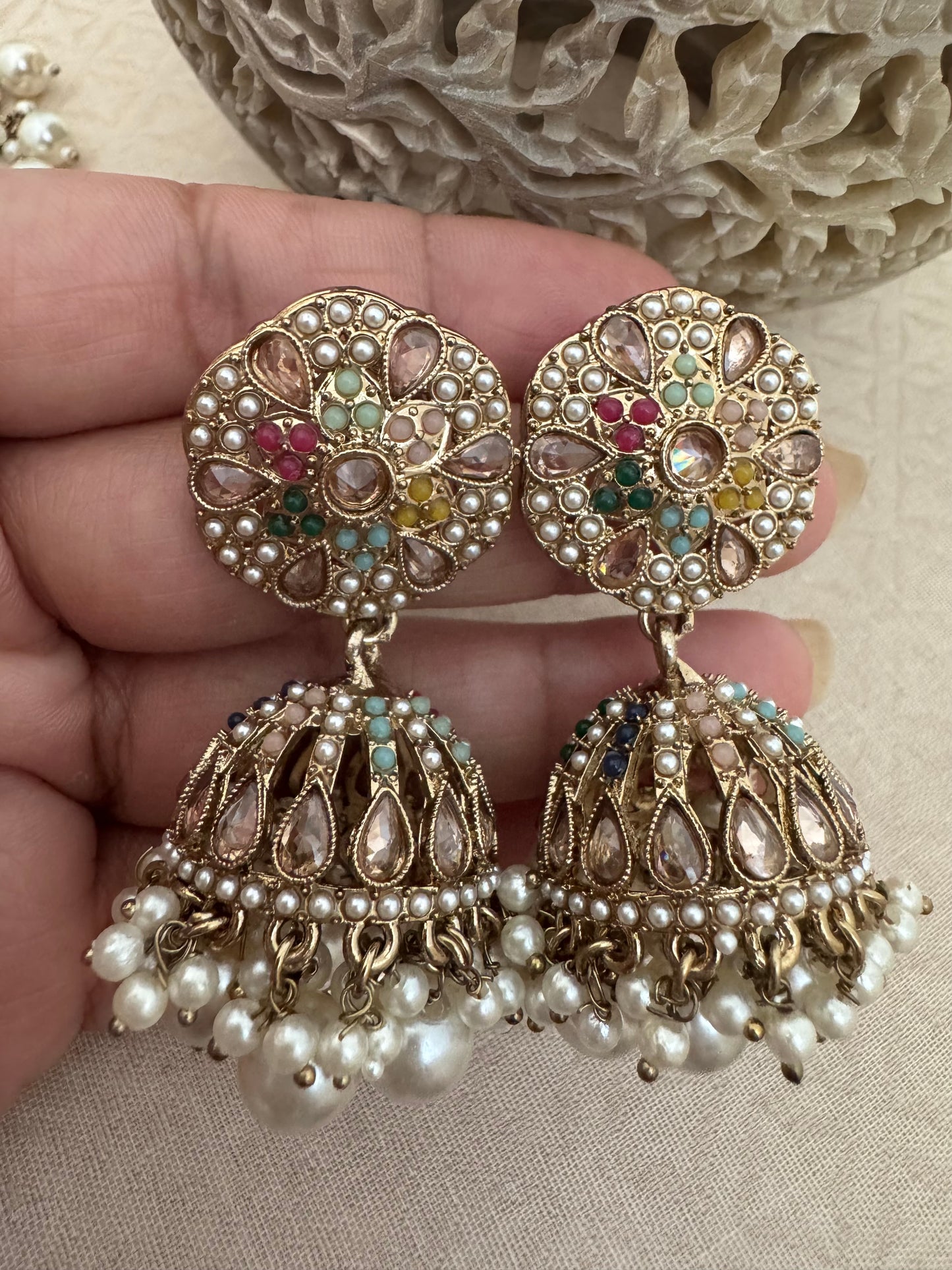 ANVI MULTICOLOR NECKLACE SET