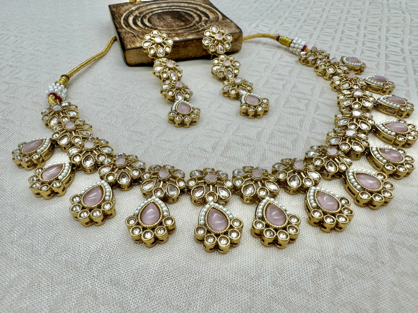 RIMAYA PINK NECKLACE SET