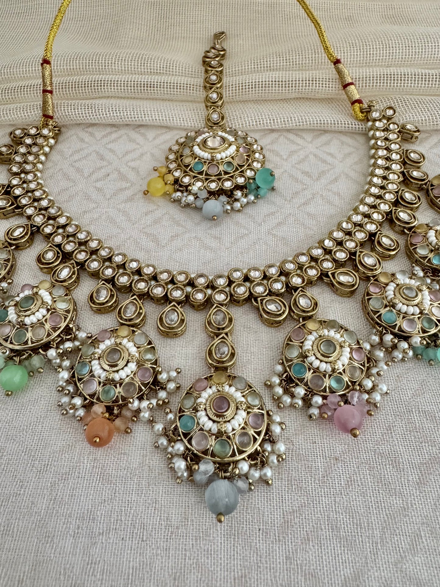 SAVI PASTEL MULTI NECKLACE SET