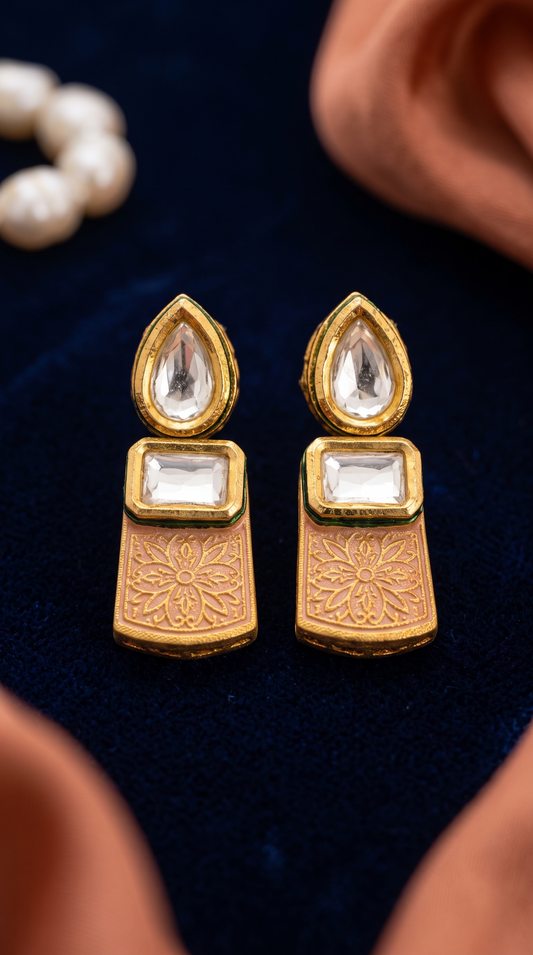ROMA KUNDAN MEENAKARI NECKLACE SET
