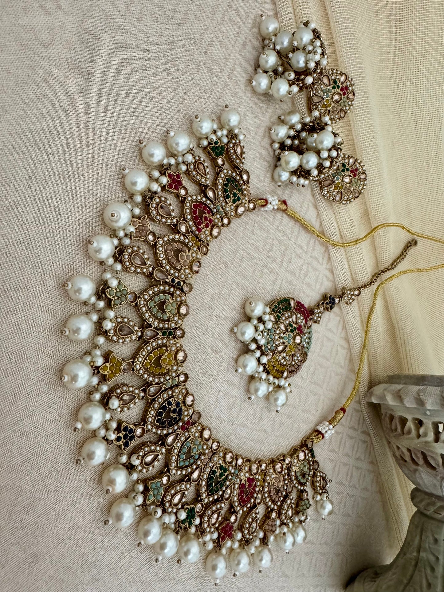 ANVI NAVRATAN NECKLACE SET