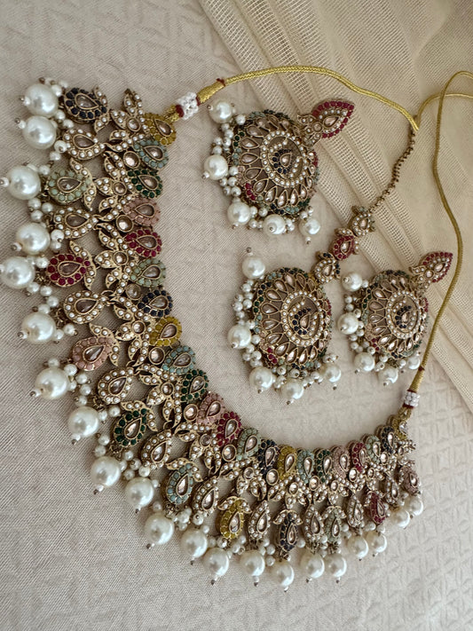 RIYA MULTICOLOR NECKLACE SET