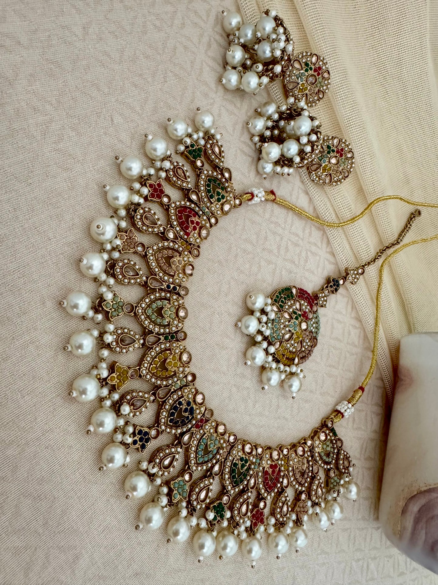 ANVI NAVRATAN NECKLACE SET
