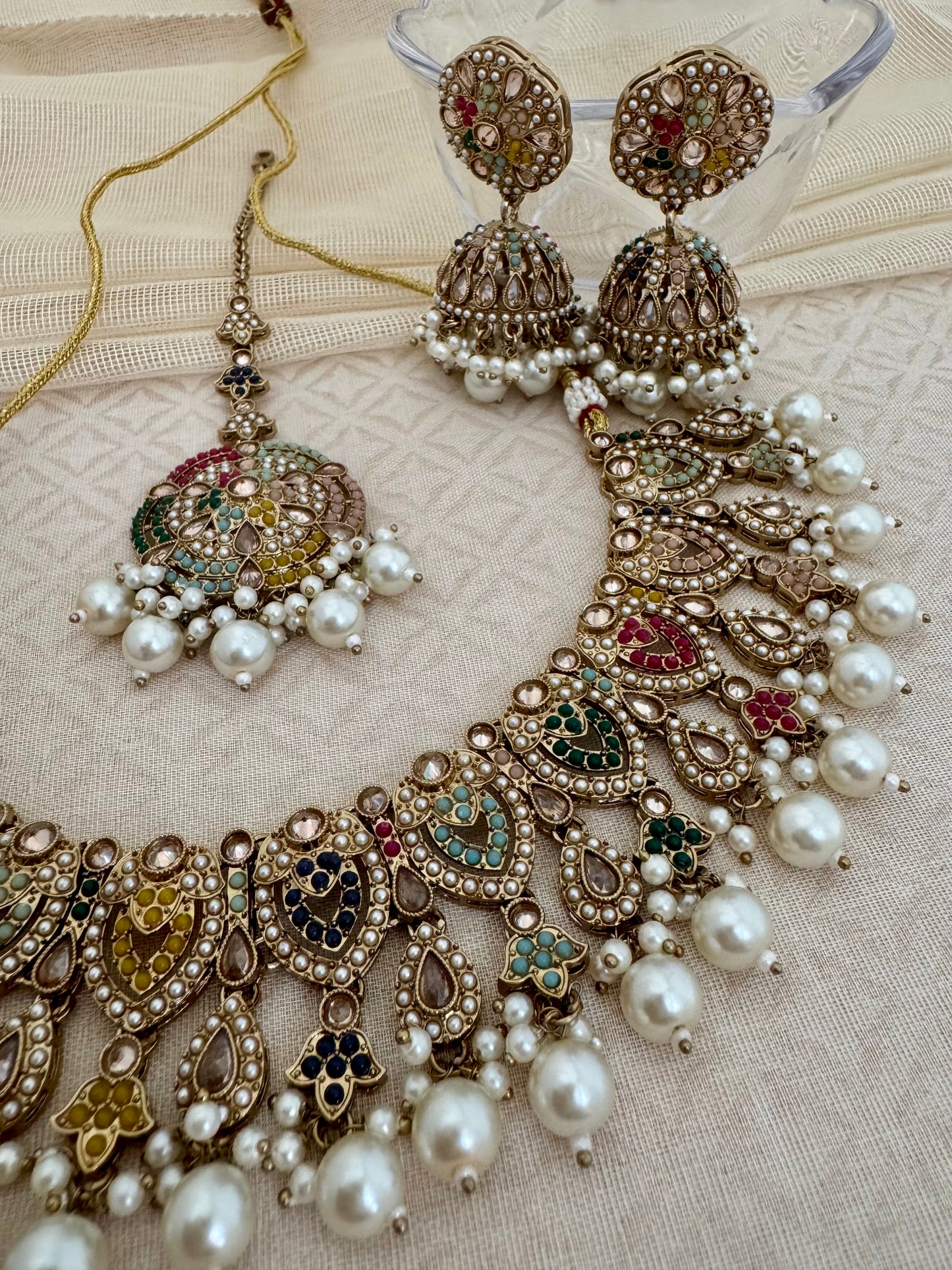 ANVI NAVRATAN NECKLACE SET