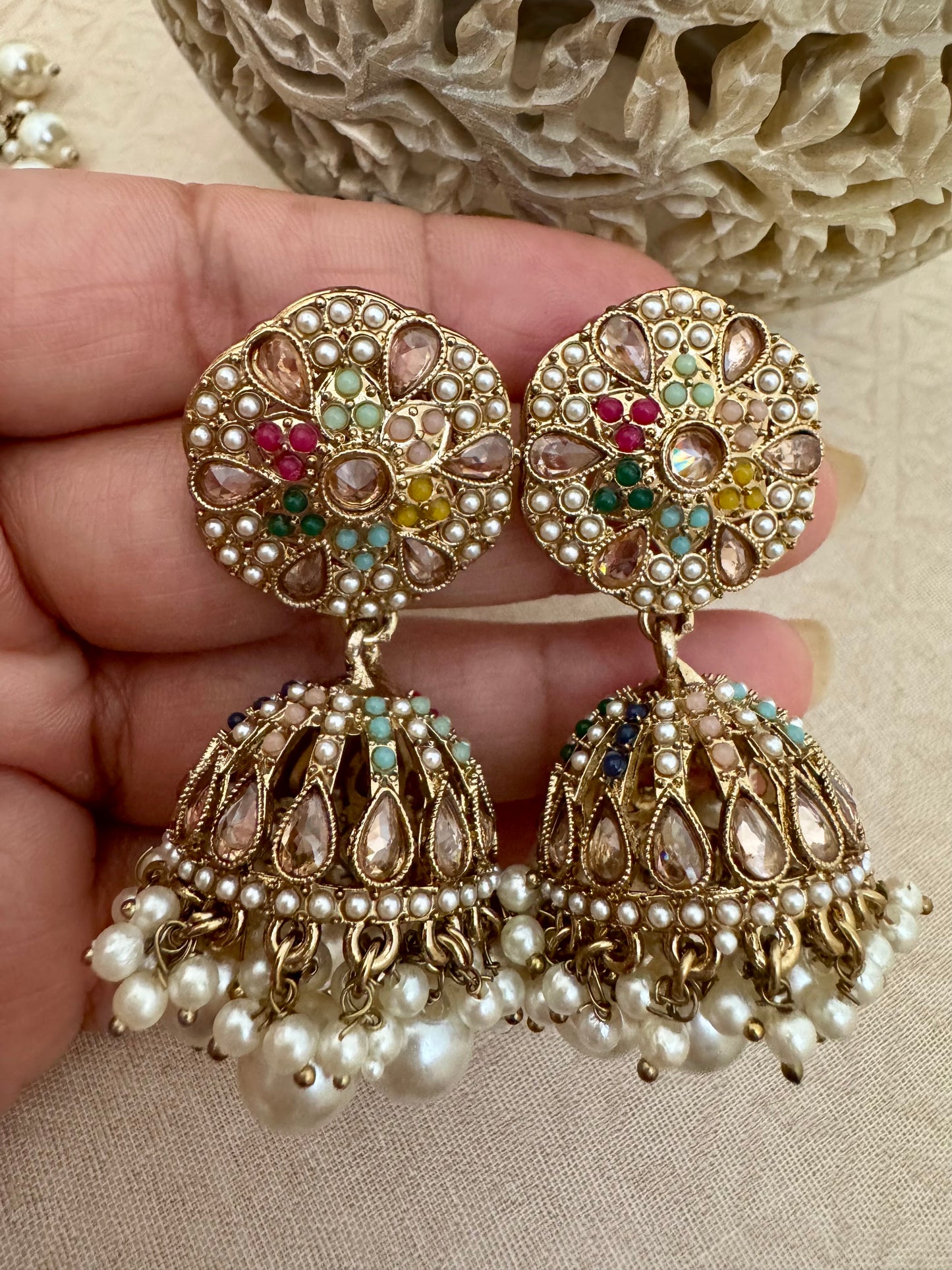 ANVI NAVRATAN NECKLACE SET