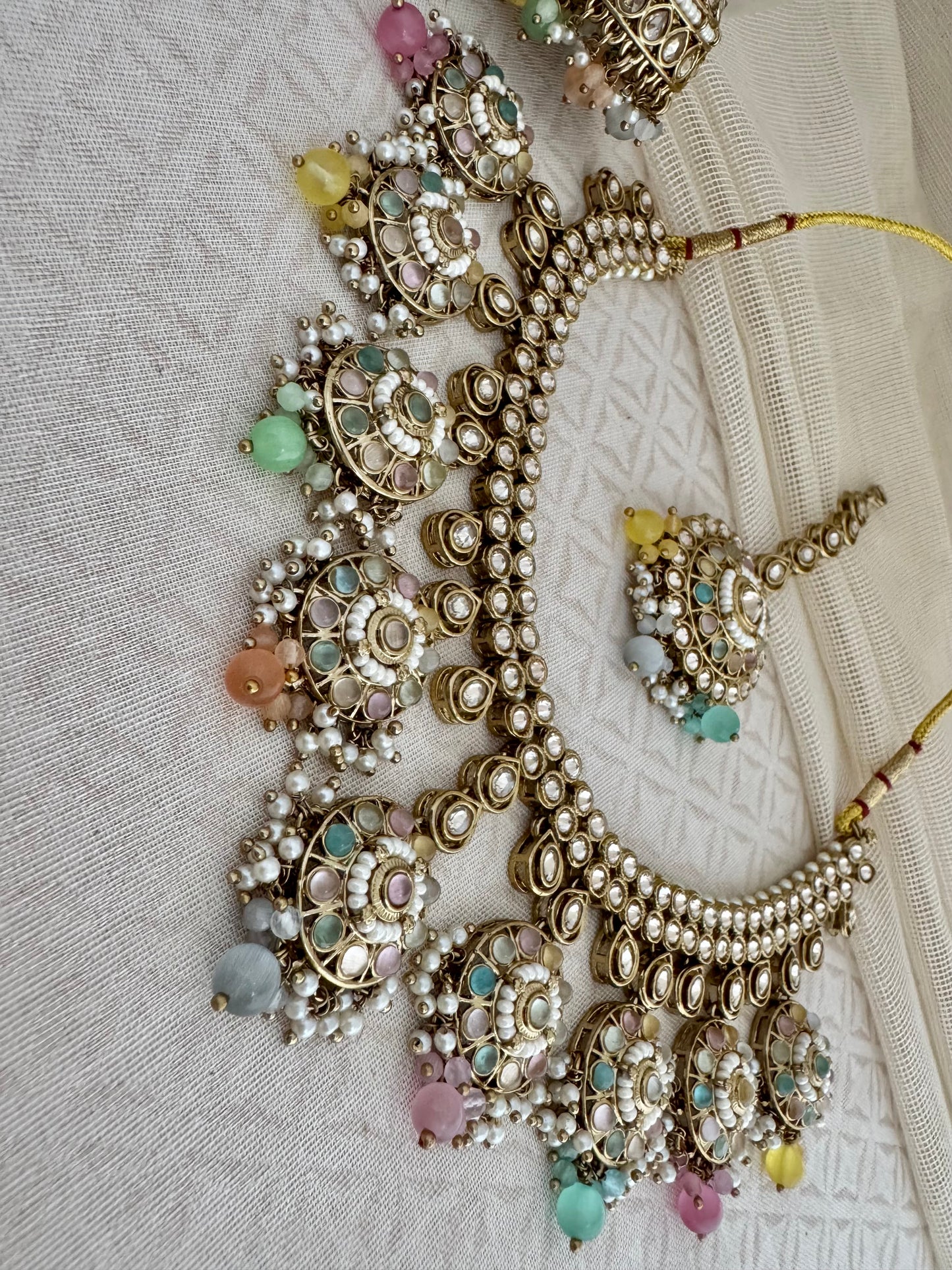 SAVI PASTEL MULTI NECKLACE SET