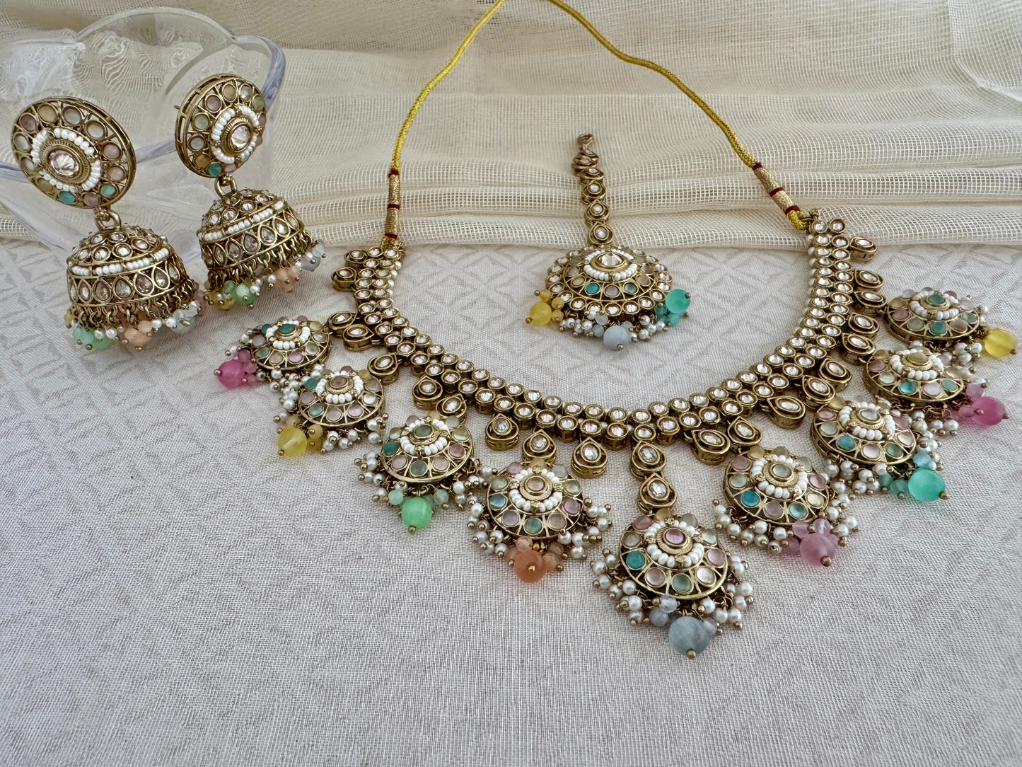 SAVI PASTEL MULTI NECKLACE SET