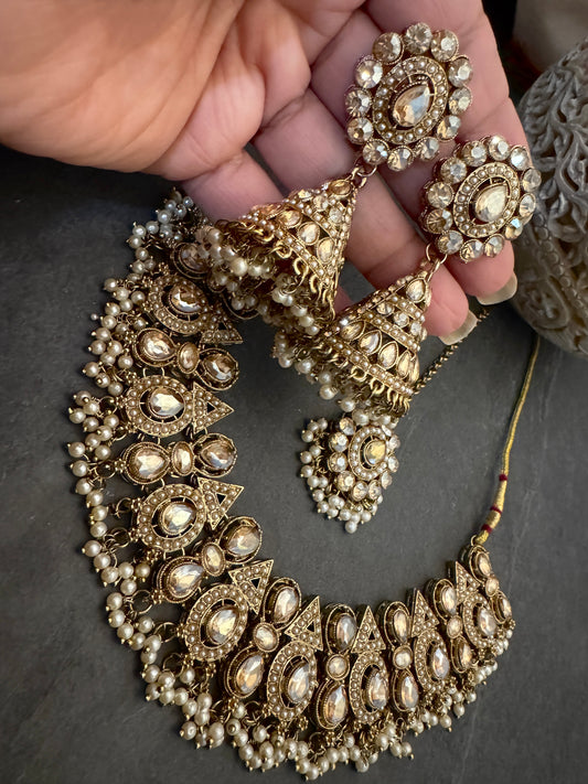 GINA GEOMETRIC NECKLACE SET