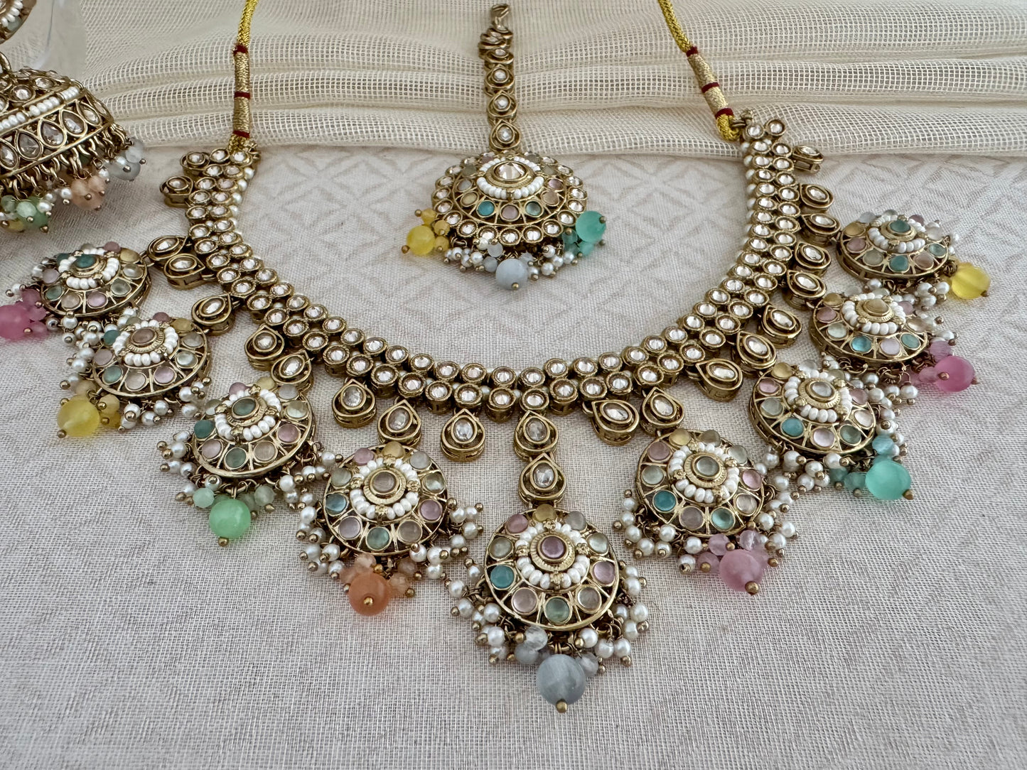 SAVI PASTEL MULTI NECKLACE SET