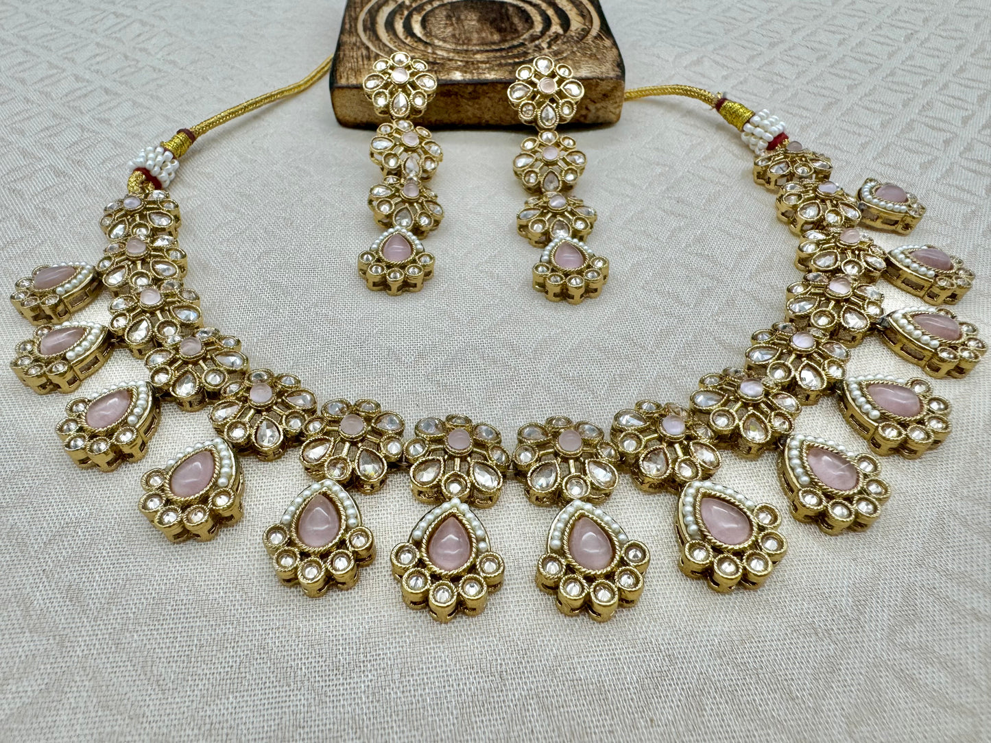 RIMAYA PINK NECKLACE SET