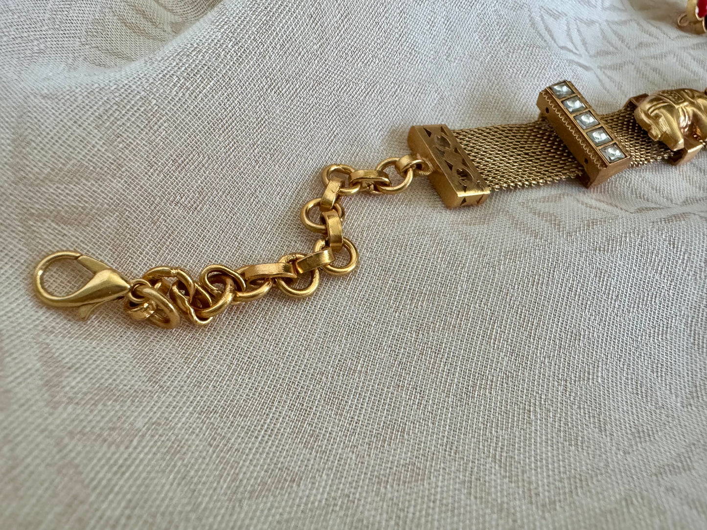 VEDA NAVRATAN ELEPHANT CHOKER SET