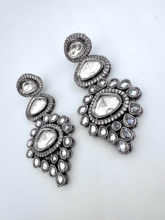Anaya Statement Polki Earrings