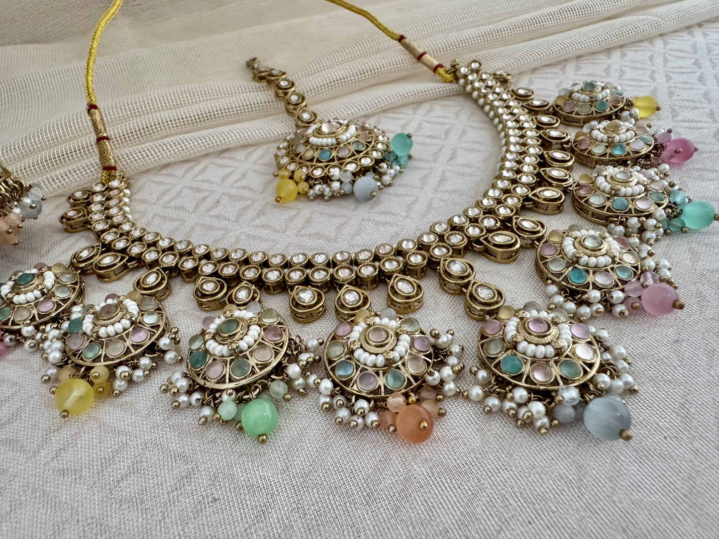 SAVI PASTEL MULTI NECKLACE SET