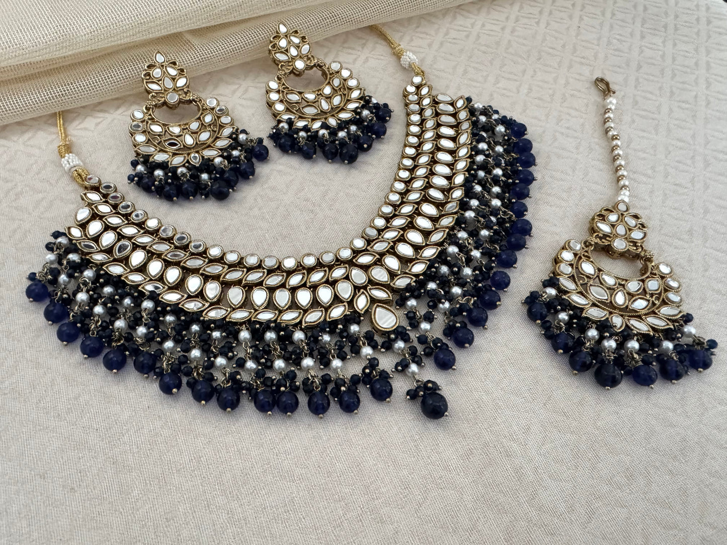 KIANA MIRROR NECKLACE SET