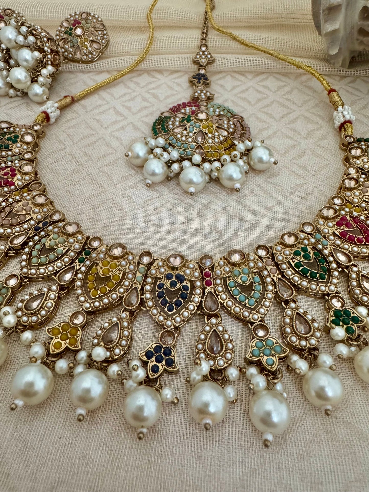 ANVI MULTICOLOR NECKLACE SET