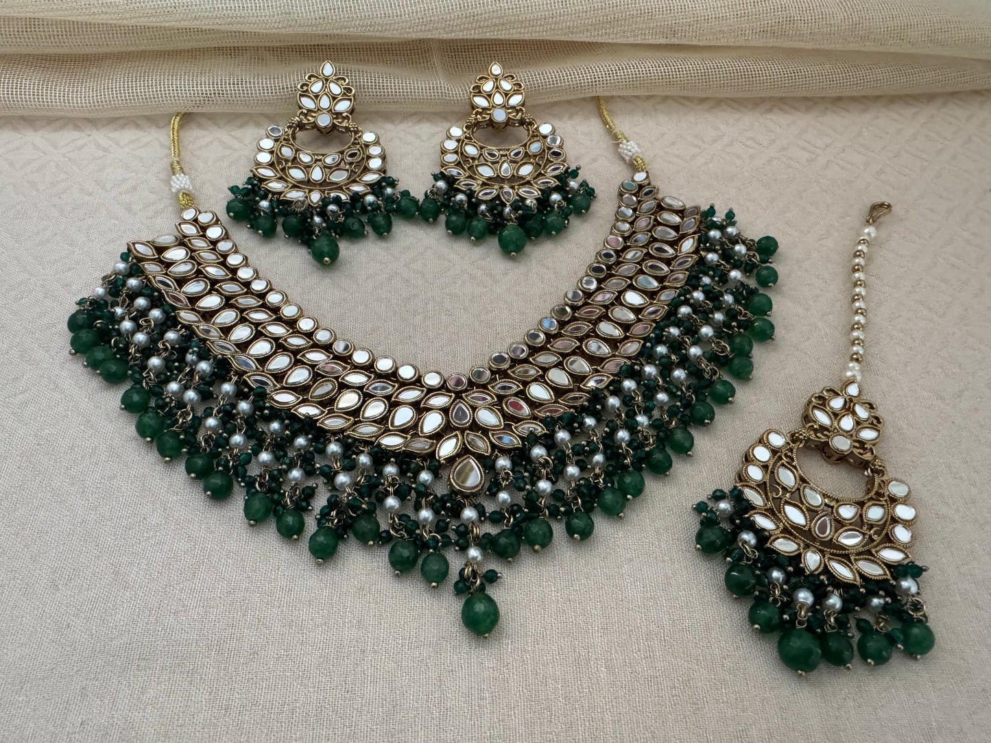 KIANA MIRROR NECKLACE SET