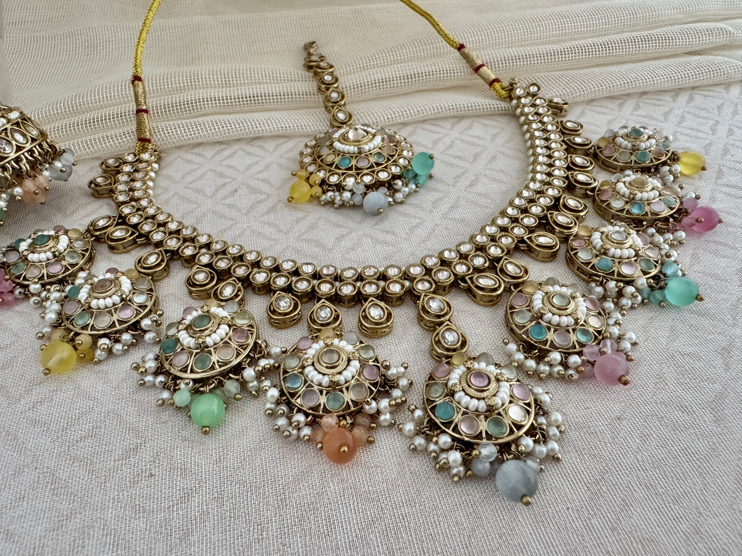 SAVI PASTEL MULTI NECKLACE SET