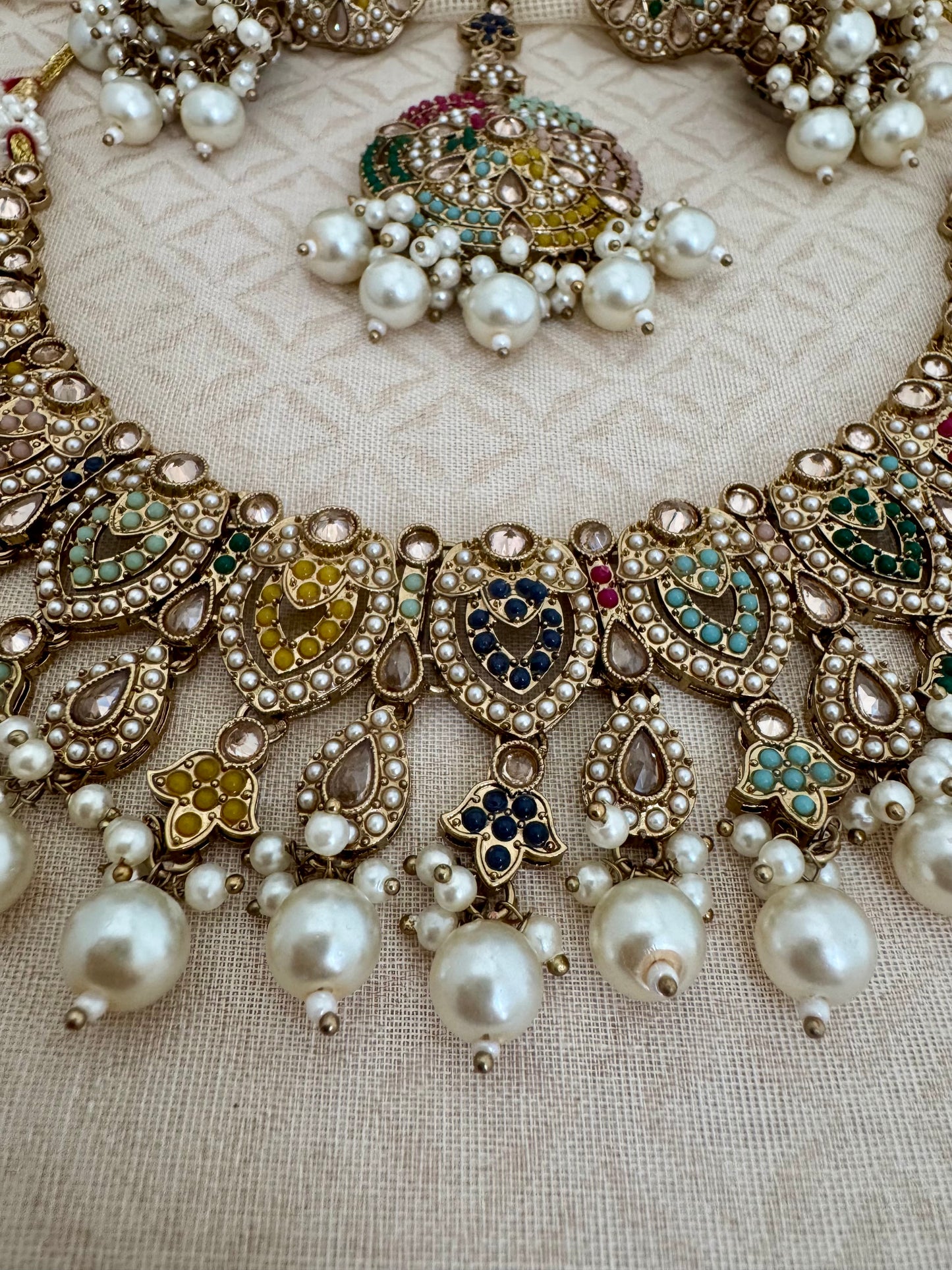 ANVI NAVRATAN NECKLACE SET