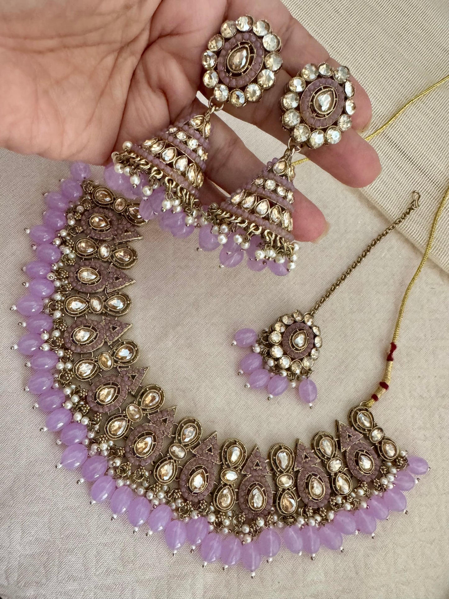 GINA GEOMETRIC NECKLACE SET