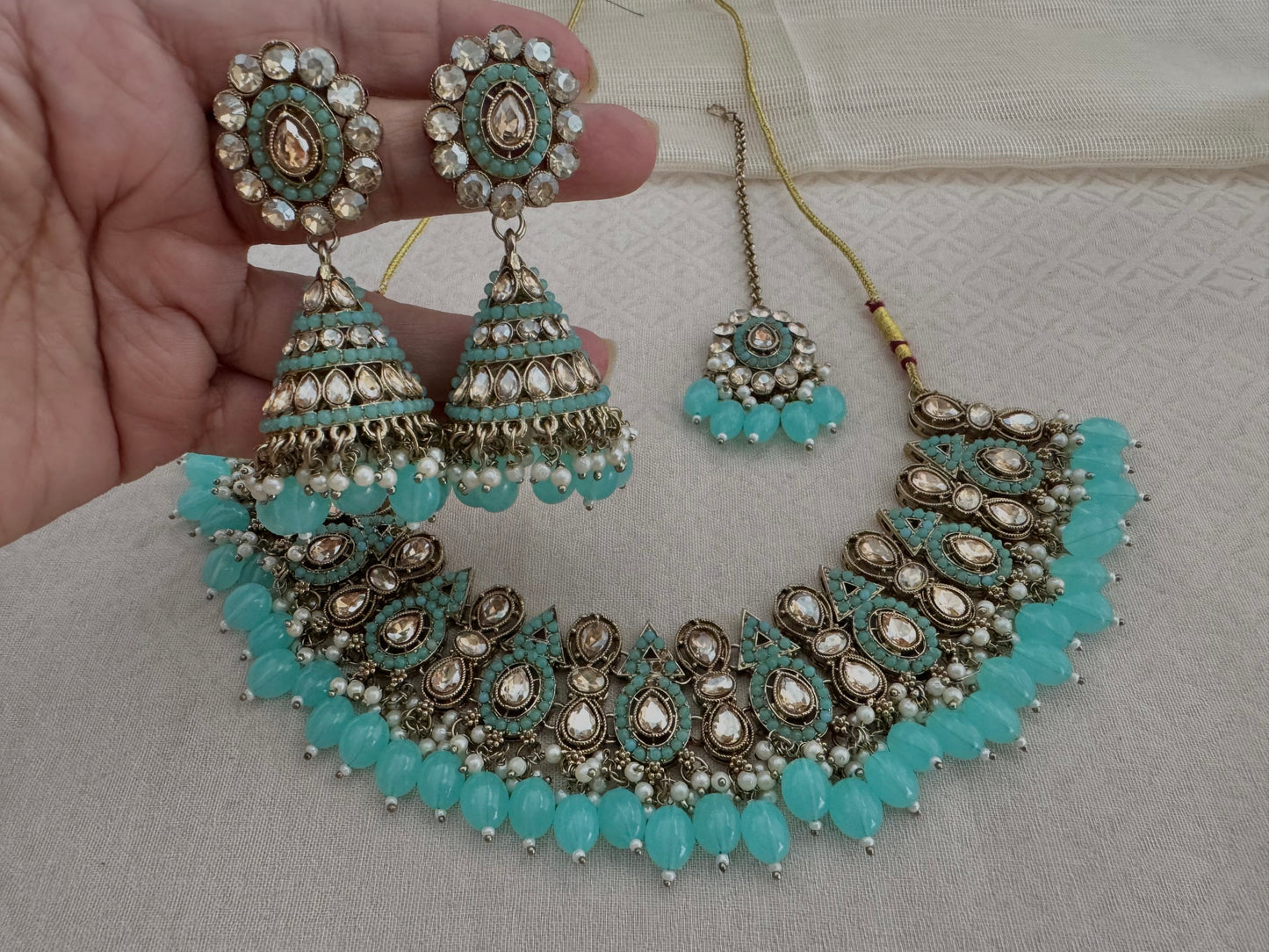GINA GEOMETRIC NECKLACE SET