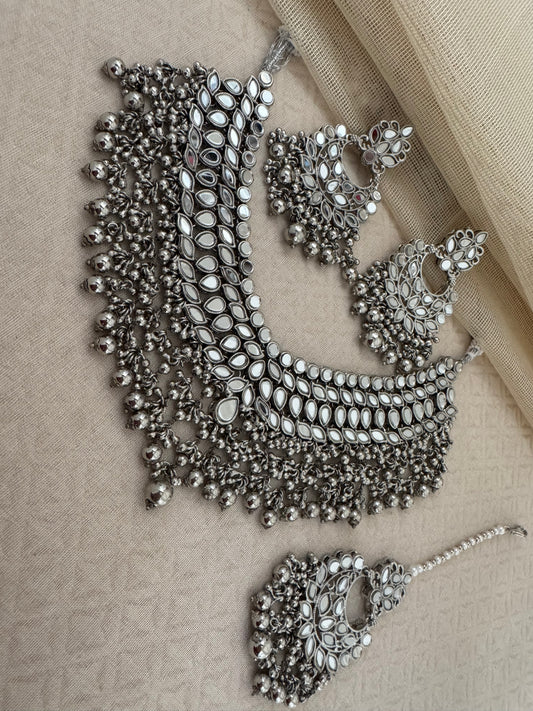 KIANA MIRROR NECKLACE SET