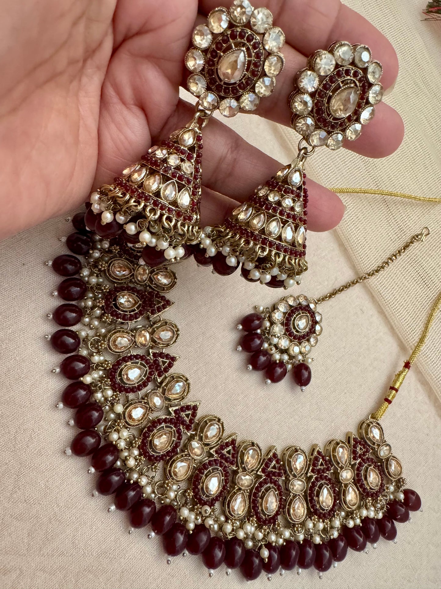GINA GEOMETRIC NECKLACE SET