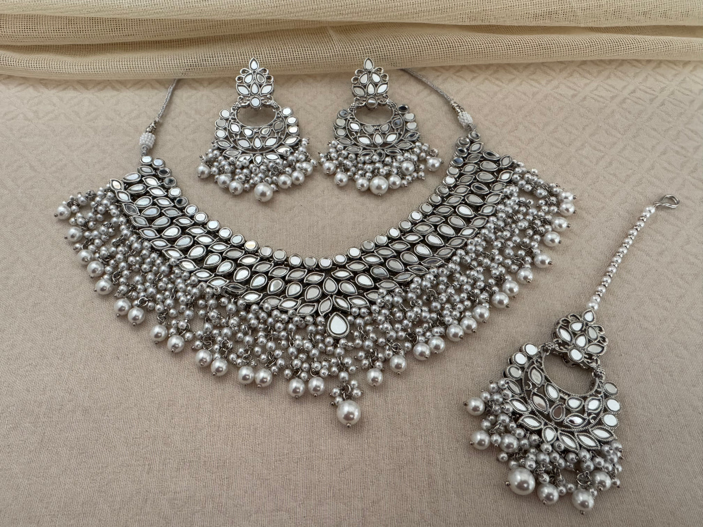 KIANA MIRROR NECKLACE SET