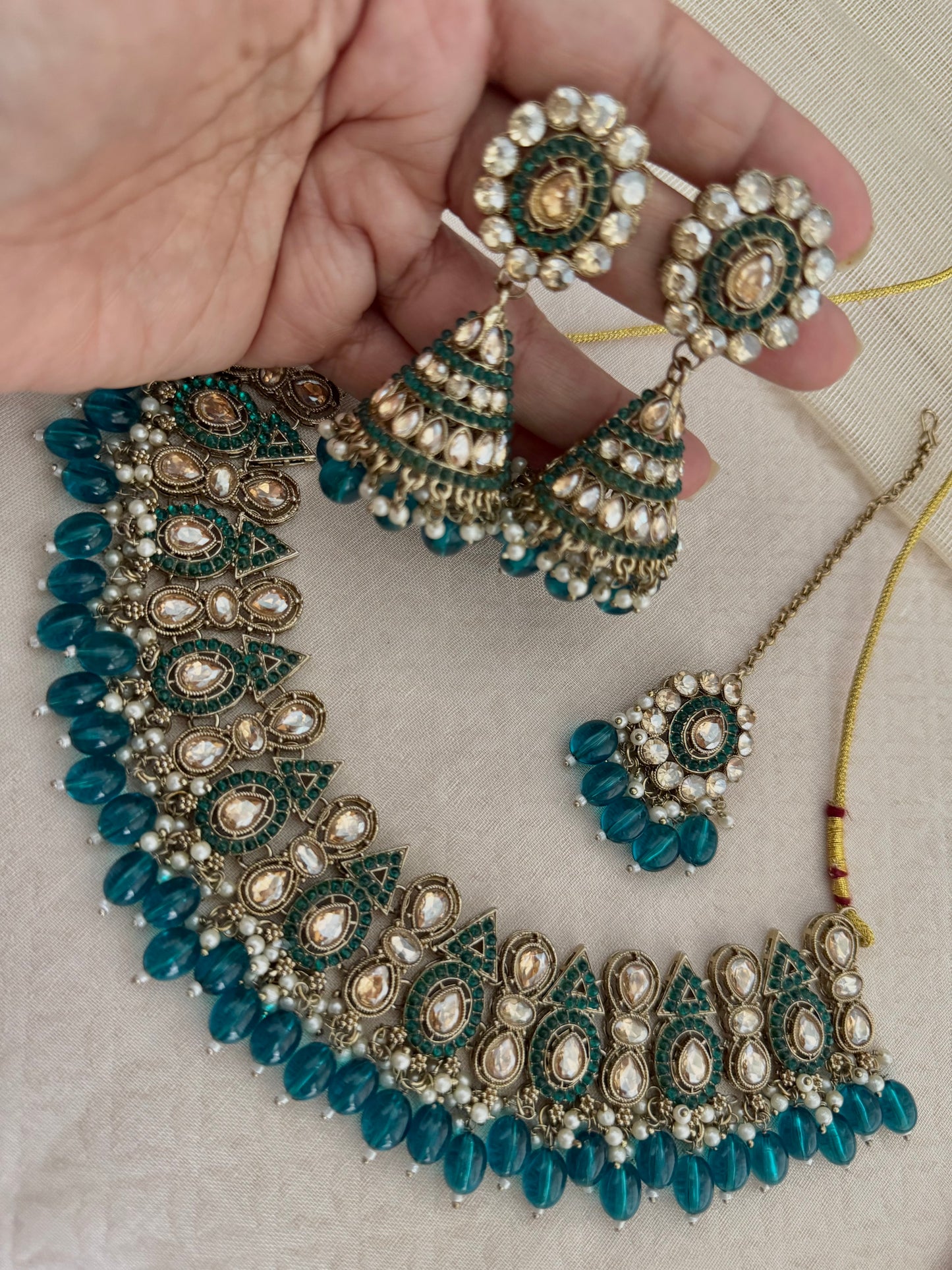GINA GEOMETRIC NECKLACE SET