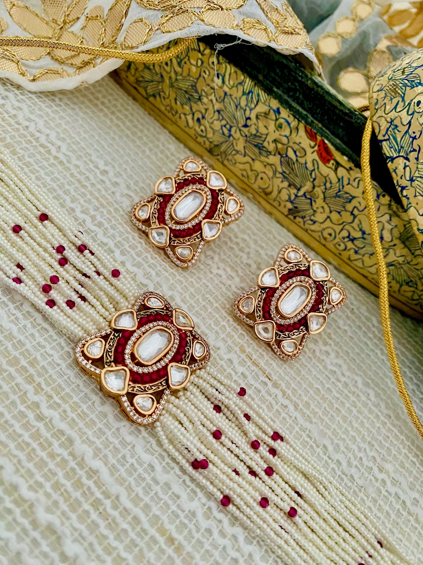 TARA POLKI CZ CHOKER SET