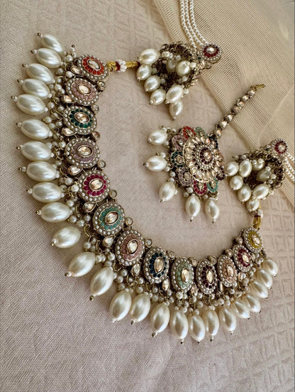 SARA MULTICOLOR SAHARA NECKLACE SET