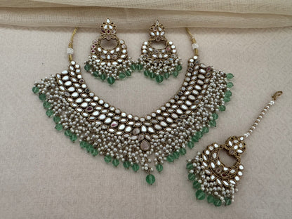 KIANA MIRROR NECKLACE SET