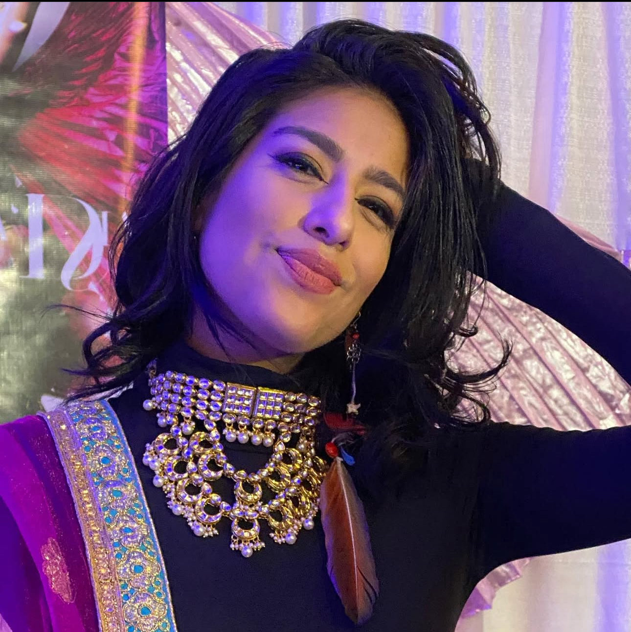 DEVI GOLD KUNDAN CHOKER SET