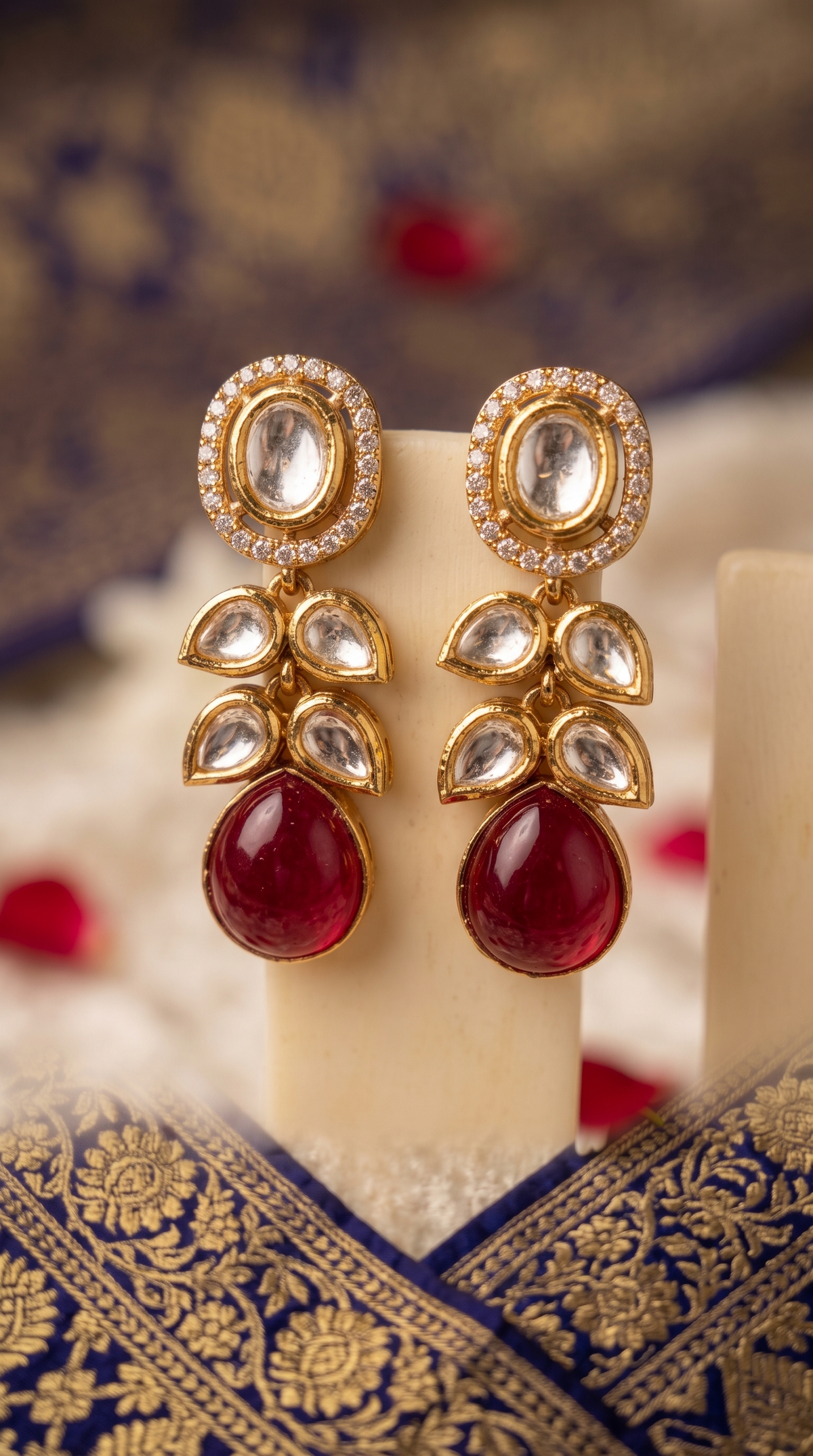 Amrita Kundan Choker Necklace Set