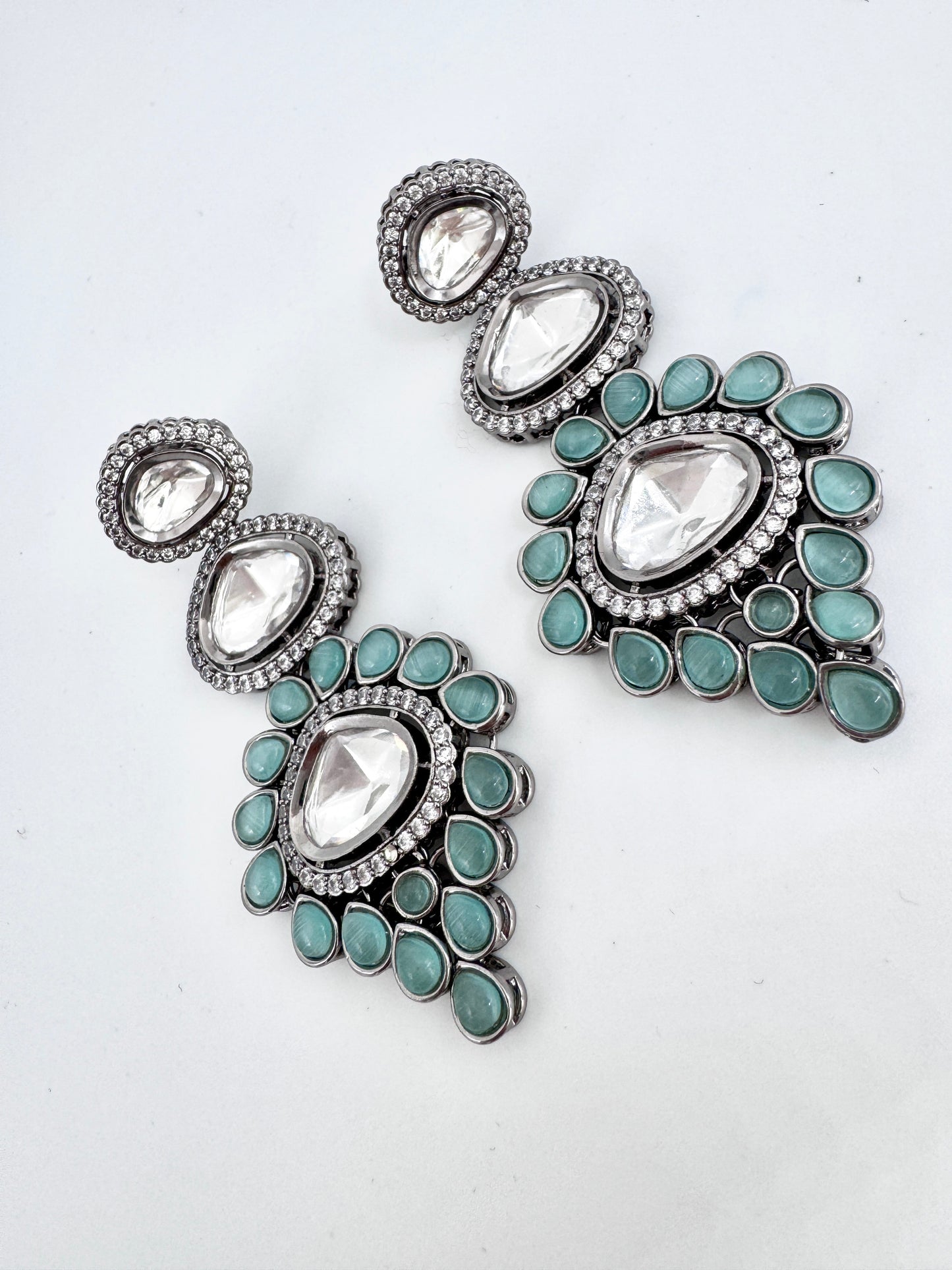 Anaya Statement Polki Earrings