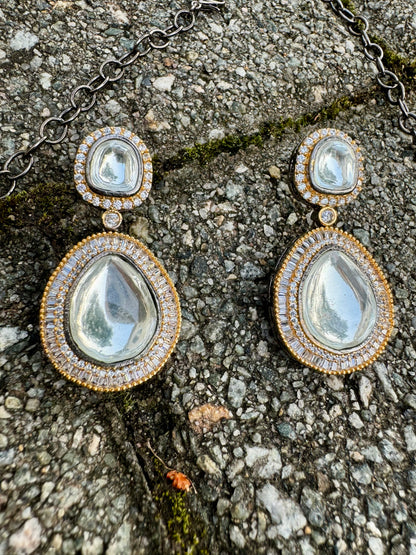 KASHNI NAVRATAN-CZ VICTORIA NECKLACE SET
