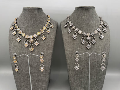 VERA VICTORIAN CZ NECKLACE SET
