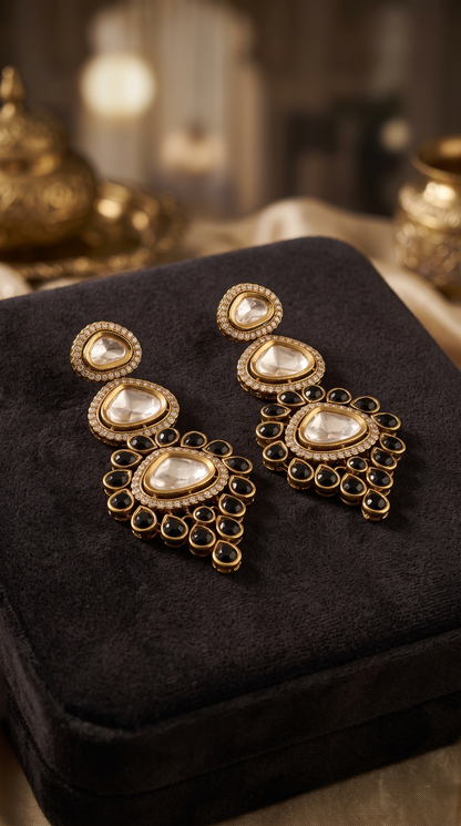 Anaya Moissanite Jhumka Earrings