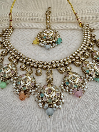 SAVI PASTEL MULTI NECKLACE SET