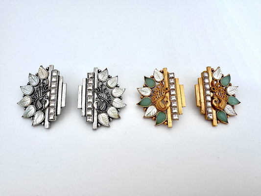 Simone Mother of Pearl Peacock Earrings