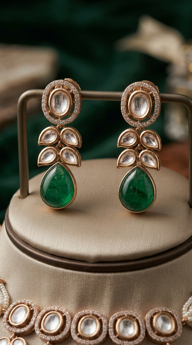 Amrita Kundan Choker Necklace Set