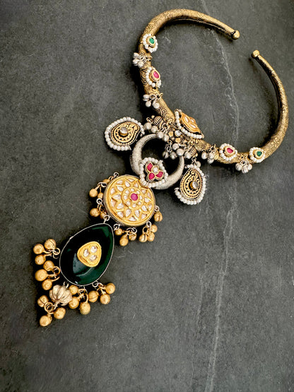 ANYA TWO-TONE HASLI PENDANT NECKLACE