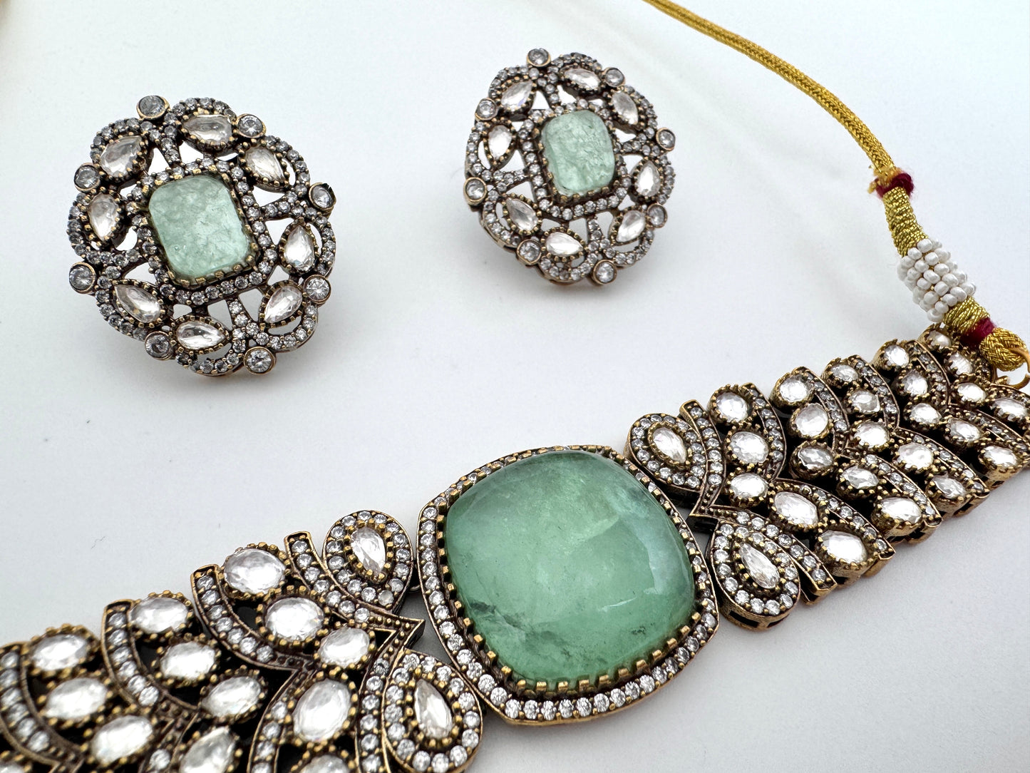 Ira Green Victorian Choker Set