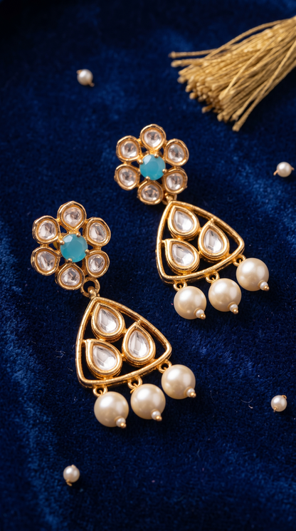 Kavya Kundan Choker Necklace Set