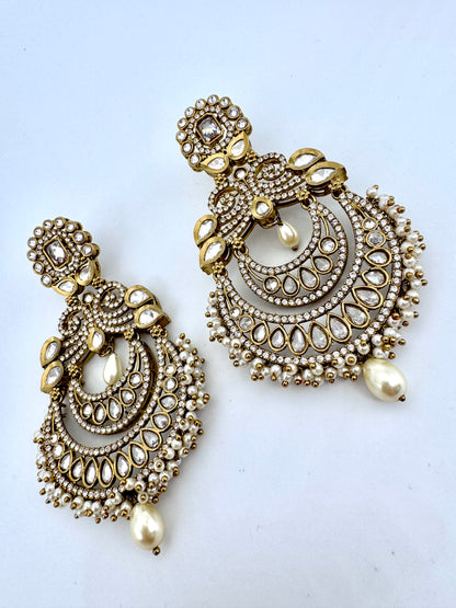 Amayra Polki CZ Earrings