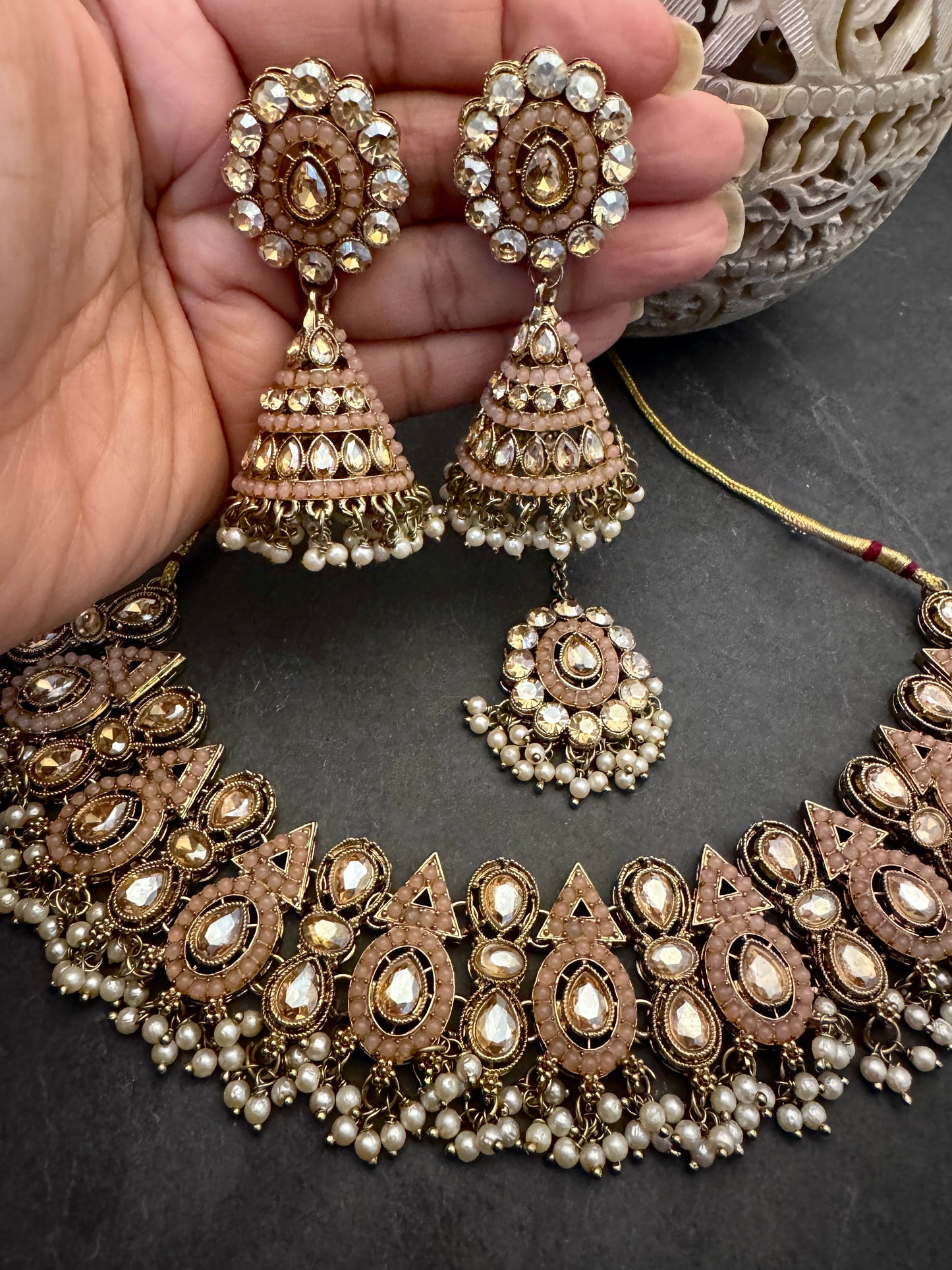 GINA GEOMETRIC NECKLACE SET