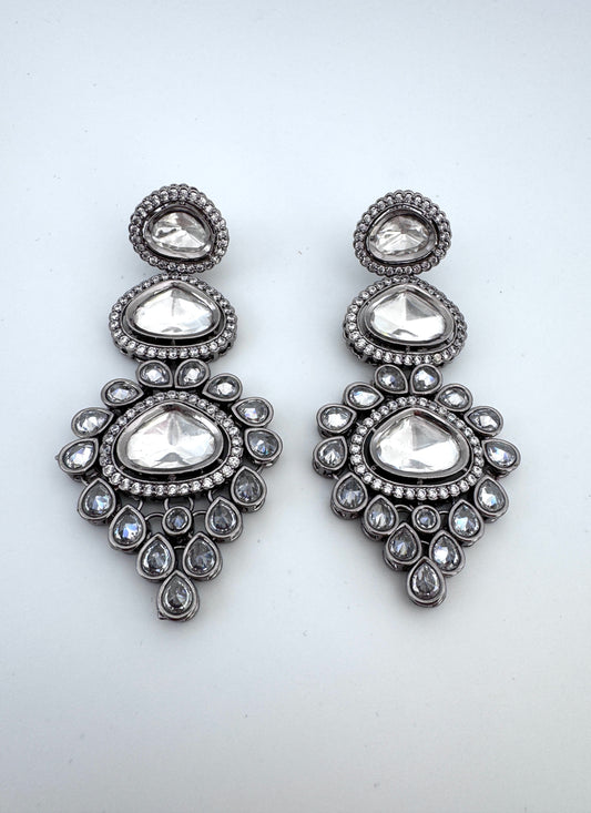 Anaya Statement Polki Earrings