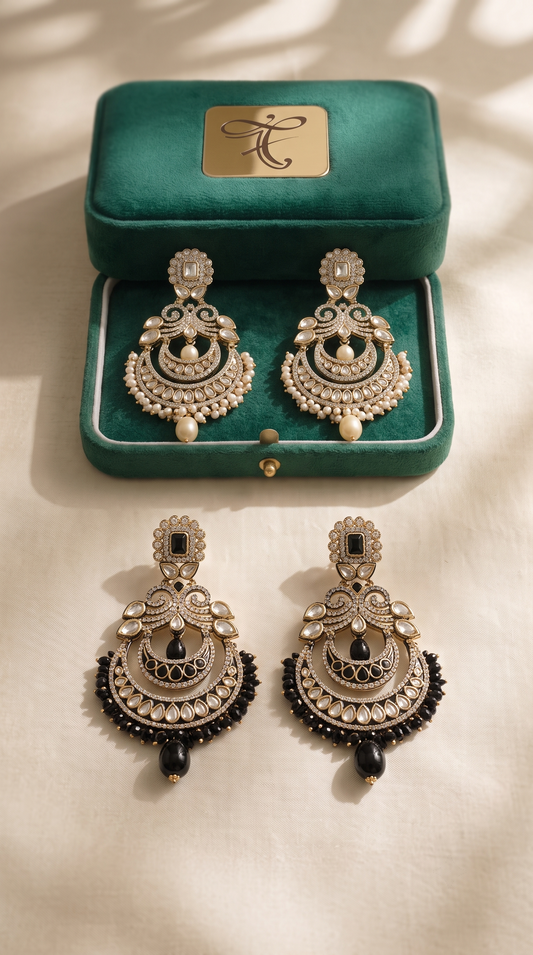 Amayra Polki CZ Earrings