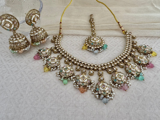 SAVI PASTEL MULTI NECKLACE SET